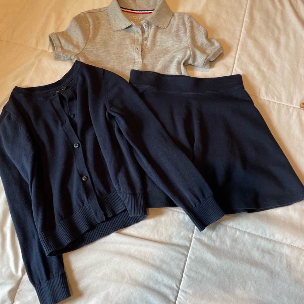 French Toast and Oshkosh Kids Uniform Bundle, 3 pcs. Size 7/8